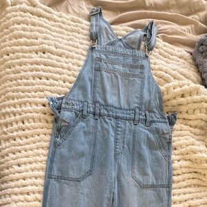Universal Thread Light Wash Denim Overalls